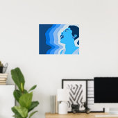 Billie's Blues Poster (Thuiskantoor)