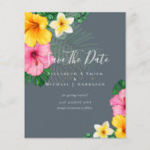 BILLIGE Foto Bewaar Data TROPISCHE BLOEMEN Strand (Voorkant)