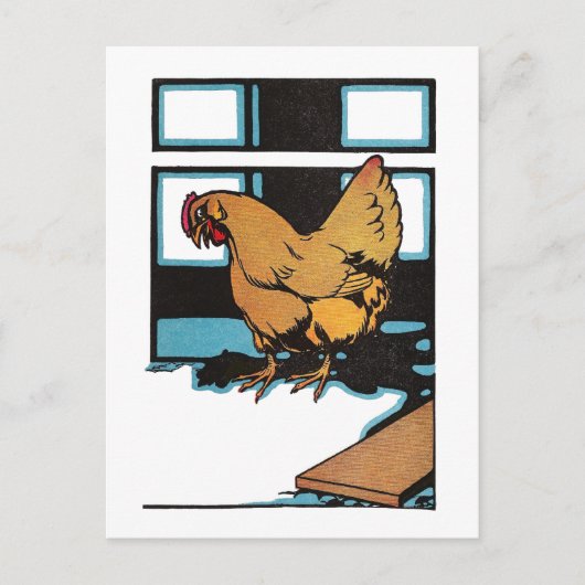 Billina the Yellow Hen Briefkaart (Voorkant)