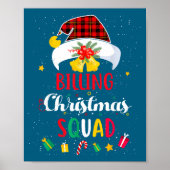 Billing Christmas Squad Santa Hat Billing Speciali Poster (Voorkant)