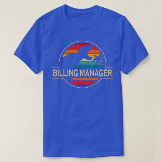Billing Manager Dinosaur T-shirt (Design voorkant)