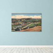 Billings, Montana - Black Otter Trail Canvas Afdruk (Insitu (Houten vloer))