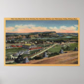 Billings, Montana - Black Otter Trail Poster (Voorkant)