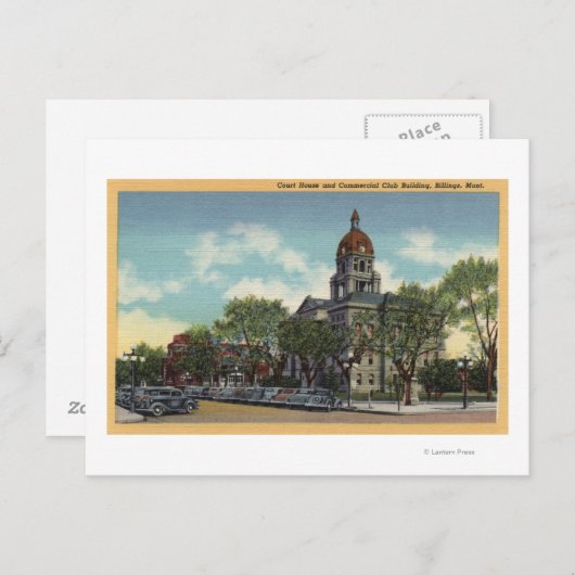Billings, Montana Briefkaart (Voorkant / Achterkant)