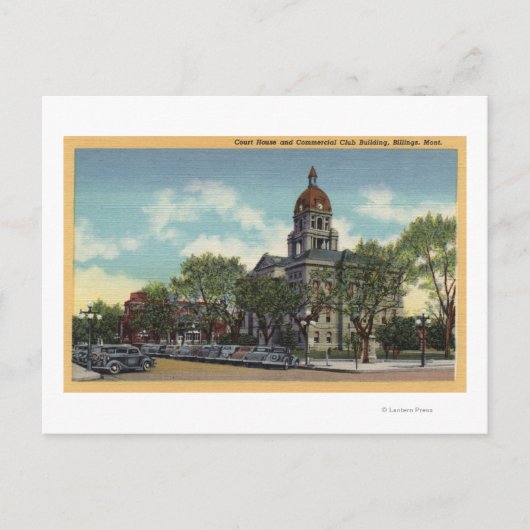 Billings, Montana Briefkaart (Voorkant)