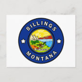 Billings Montana Briefkaart (Voorkant)