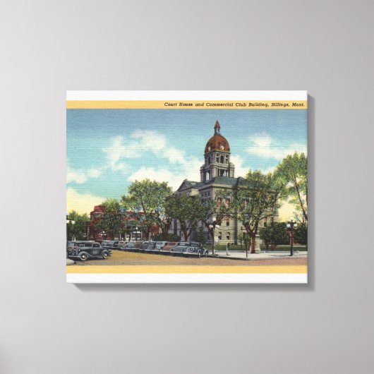 Billings, Montana Canvas Afdruk (Voorkant)