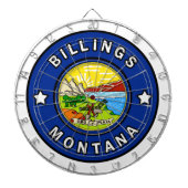 Billings Montana Dartbord (Voorkant)