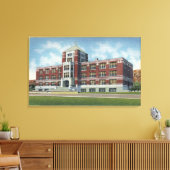 Billings, Montana - Eastern Montana State Canvas Afdruk (Insitu (Woonkamer))