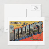 Billings, Montana - Grote Letterscènes 2 Briefkaart (Voorkant / Achterkant)