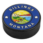 Billings Montana Hockey Puck (3/4)