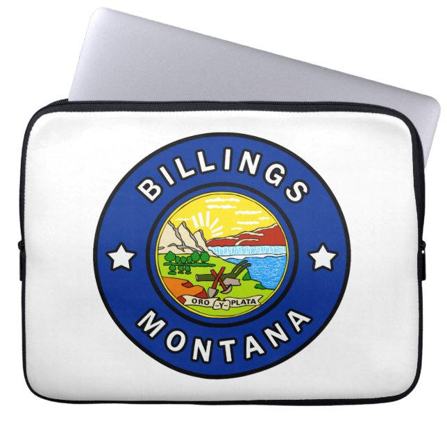 Billings Montana Laptop Sleeve (Voorkant)