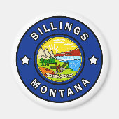 Billings Montana Magneet (Voorkant)
