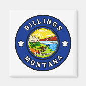 Billings Montana Magneet (Voorkant)