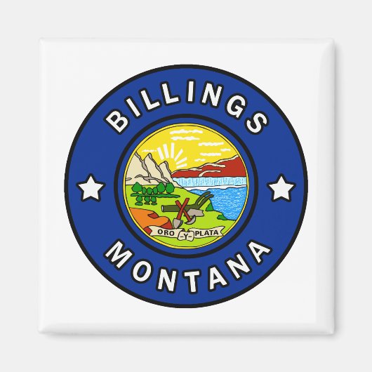 Billings Montana Magneet (Voorkant)