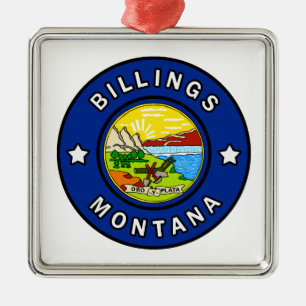 Billings Montana Metalen Ornament