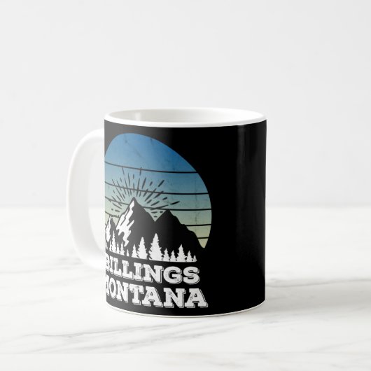  Billings Montana Mountain Koffiemok (Voorkant links)