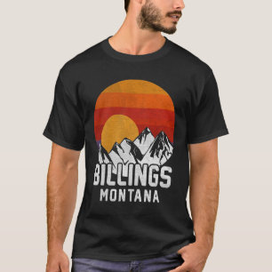 Billings Montana Mountain Sunset T-shirt
