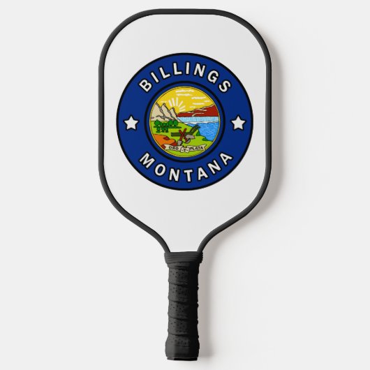 Billings Montana Pickleball Paddle (Achterkant)