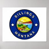 Billings Montana Poster (Voorkant)