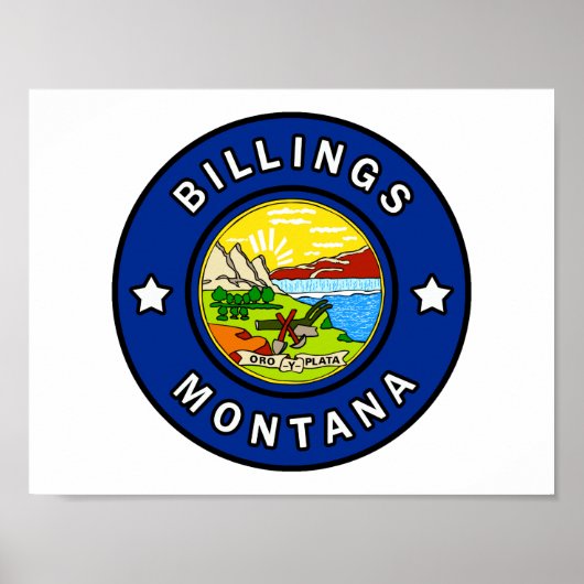 Billings Montana Poster (Voorkant)