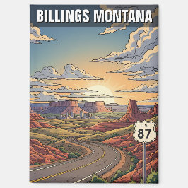 Billings Montana Reizen Magneet
