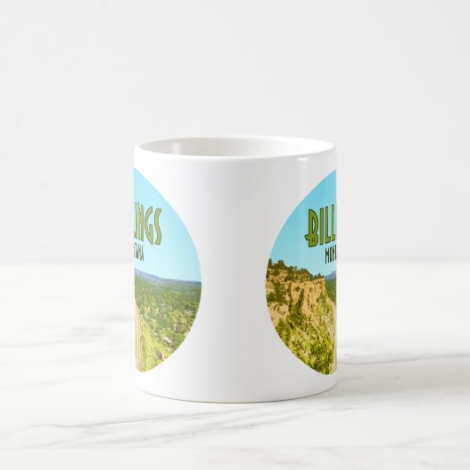 Billings Montana Rim Rocks  Koffiemok (Center)