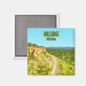 Billings Montana Rim Rocks Magneet (Voorkant / Achterkant)