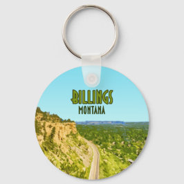 Billings Montana Rim Rocks Sleutelhanger