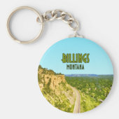Billings Montana Rim Rocks  Sleutelhanger (Voorkant)