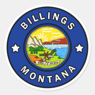 Billings Montana Ronde Sticker