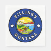 Billings Montana Servetten (Voorkant)