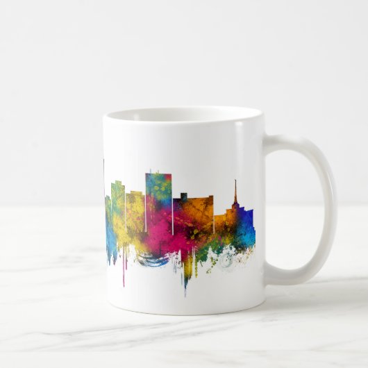 Billings Montana Silhouette Koffiemok (Rechts)
