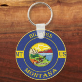 Billings Montana Sleutelhanger (Voorkant)