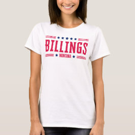 BILLINGS MONTANA Stars & Stripes T-shirt