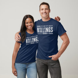 BILLINGS MONTANA Stars & Stripes T-shirt