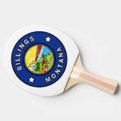 Billings Montana Tafeltennisbatje (Zijkant)