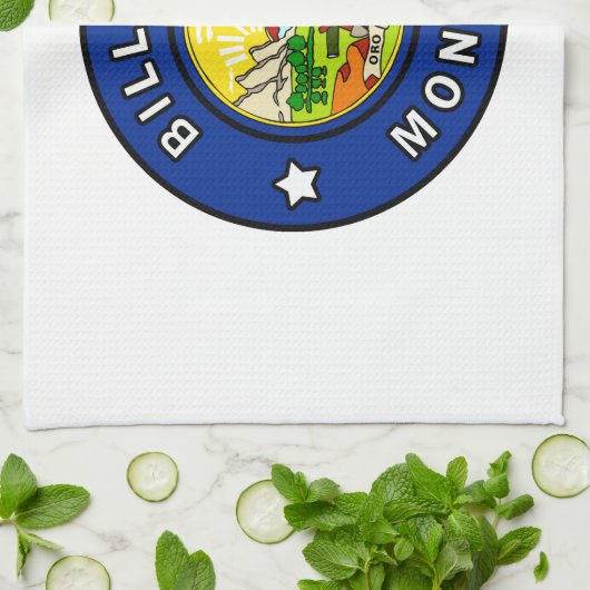 Billings Montana Theedoek (Gevouwen)