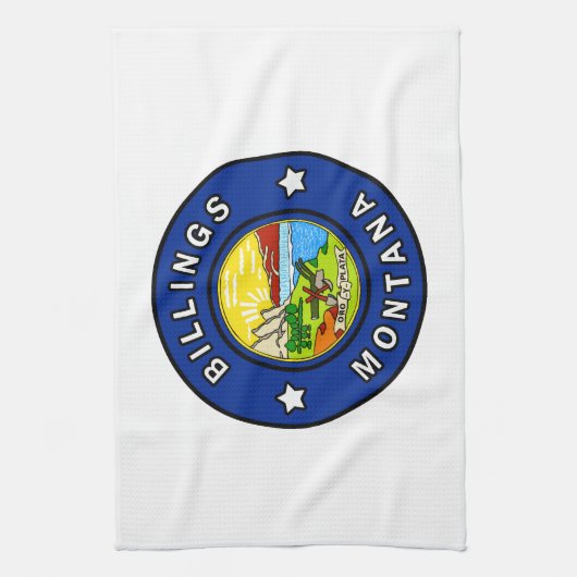 Billings Montana Theedoek (Verticaal)