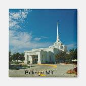 Billings MT LDS Temple Magneet (Voorkant)
