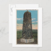 Billings, MT - Uitzicht van Boothill Monument Briefkaart (Voorkant / Achterkant)