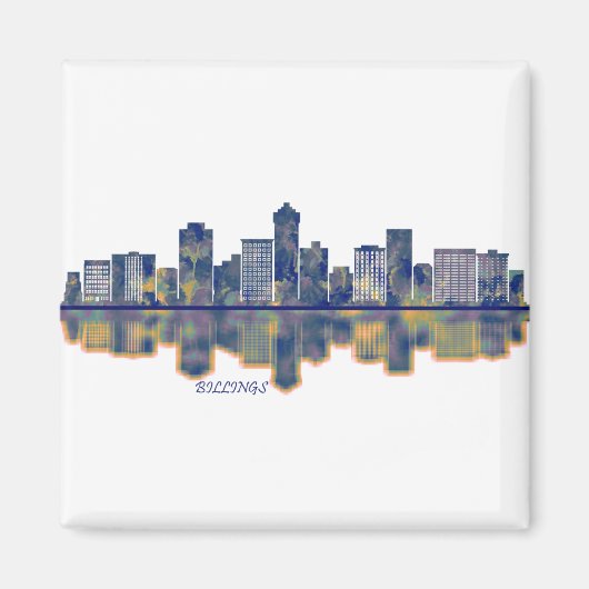 Billings Skyline Magneet (Voorkant)