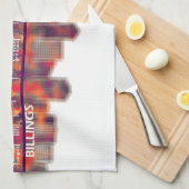 Billings Skyline Theedoek (Quarter Fold)