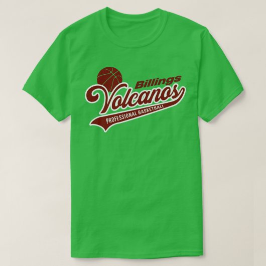 Billings Volcanos T-shirt (Design voorkant)