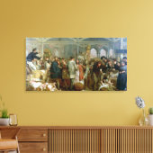 Billingsgate Fish Market Canvas Afdruk (Insitu (Woonkamer))