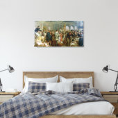 Billingsgate Fish Market Canvas Afdruk (Insitu (Slaapkamer))