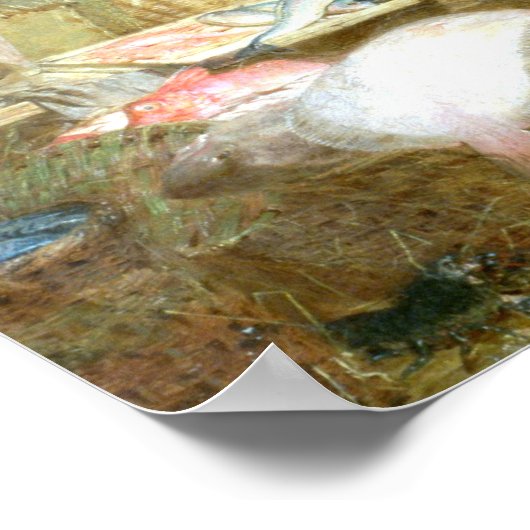 Billingsgate Fish Market Poster (Hoek)