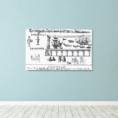 Billingsgate Market Canvas Afdruk (Insitu (Houten vloer))