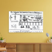 Billingsgate Market Canvas Afdruk (Insitu (Woonkamer))