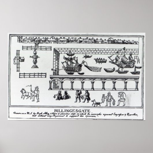 Billingsgate Market Poster (Voorkant)